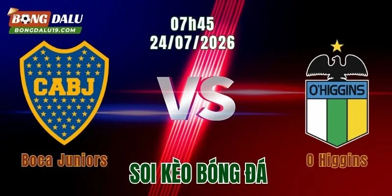 Soi Kèo Boca Juniors vs O Higgins, 07h45 Ngày 24/7: Chủ Nhà Thắng Tối Thiểu